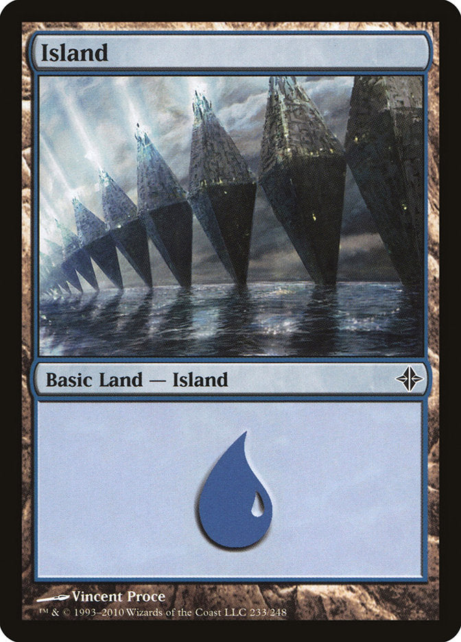 Island (233) [Rise of the Eldrazi] | PLUS EV GAMES 