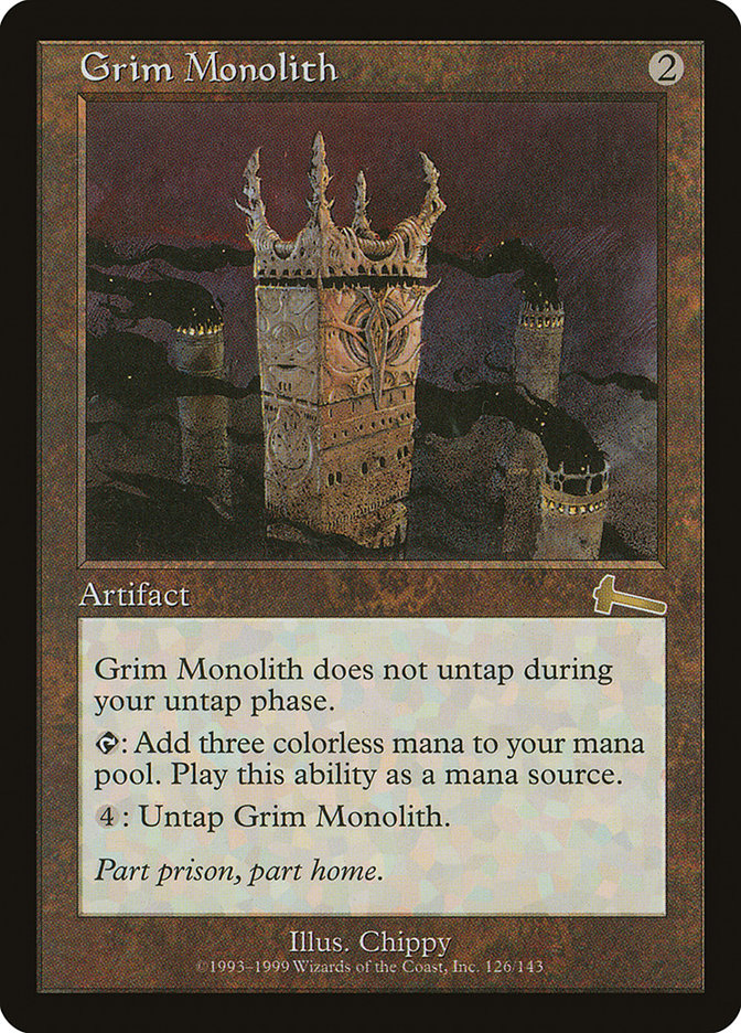 Grim Monolith [Urza's Legacy] | PLUS EV GAMES 