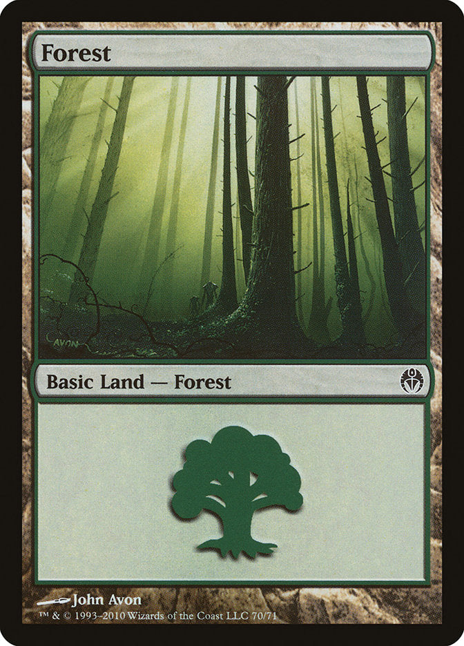 Forest (70) [Duel Decks: Phyrexia vs. the Coalition] | PLUS EV GAMES 
