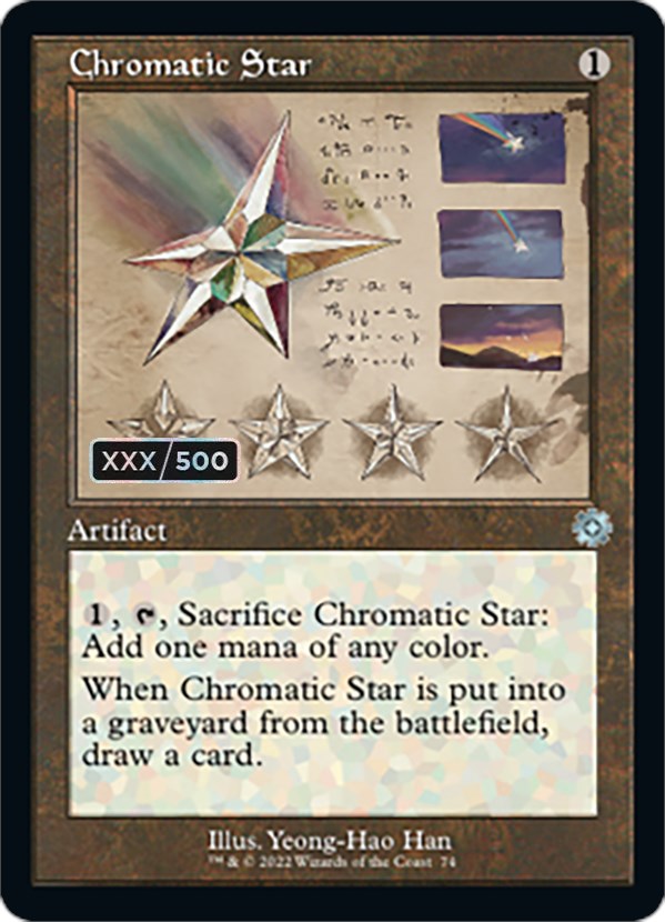 Chromatic Star (Retro Schematic) (Serial Numbered) [The Brothers' War Retro Artifacts] | PLUS EV GAMES 