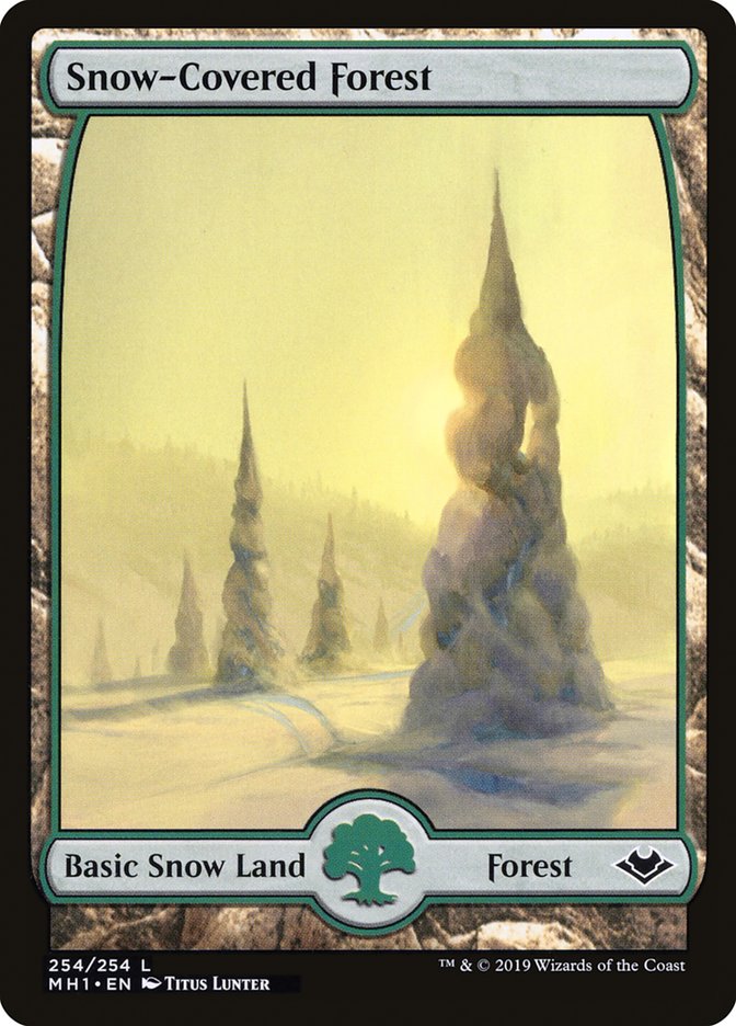 Snow-Covered Forest [Modern Horizons] | PLUS EV GAMES 