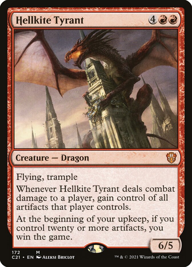 Hellkite Tyrant [Commander 2021] | PLUS EV GAMES 