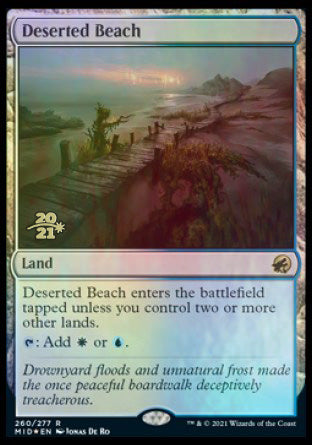 Deserted Beach [Innistrad: Midnight Hunt Prerelease Promos] | PLUS EV GAMES 