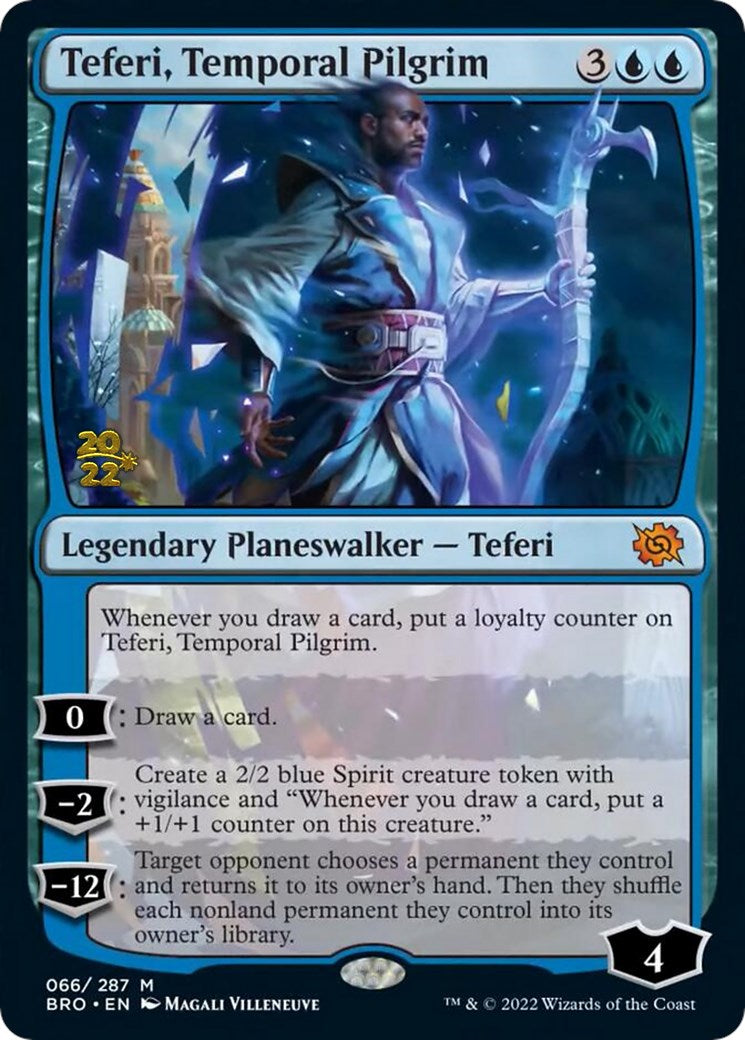 Teferi, Temporal Pilgrim [The Brothers' War: Prerelease Promos] | PLUS EV GAMES 