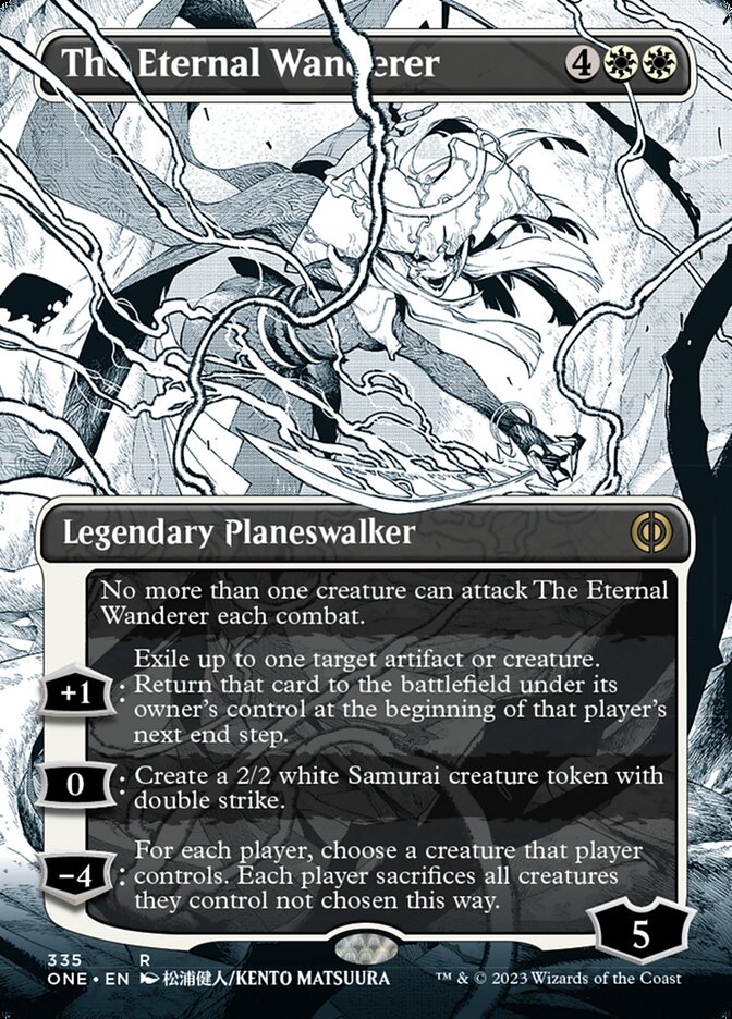 The Eternal Wanderer (Borderless Manga) [Phyrexia: All Will Be One] | PLUS EV GAMES 