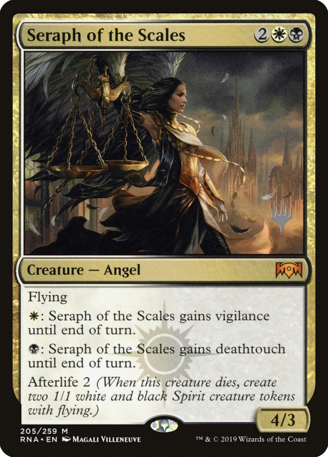 Seraph of the Scales (Promo Pack) [Ravnica Allegiance Promos] | PLUS EV GAMES 