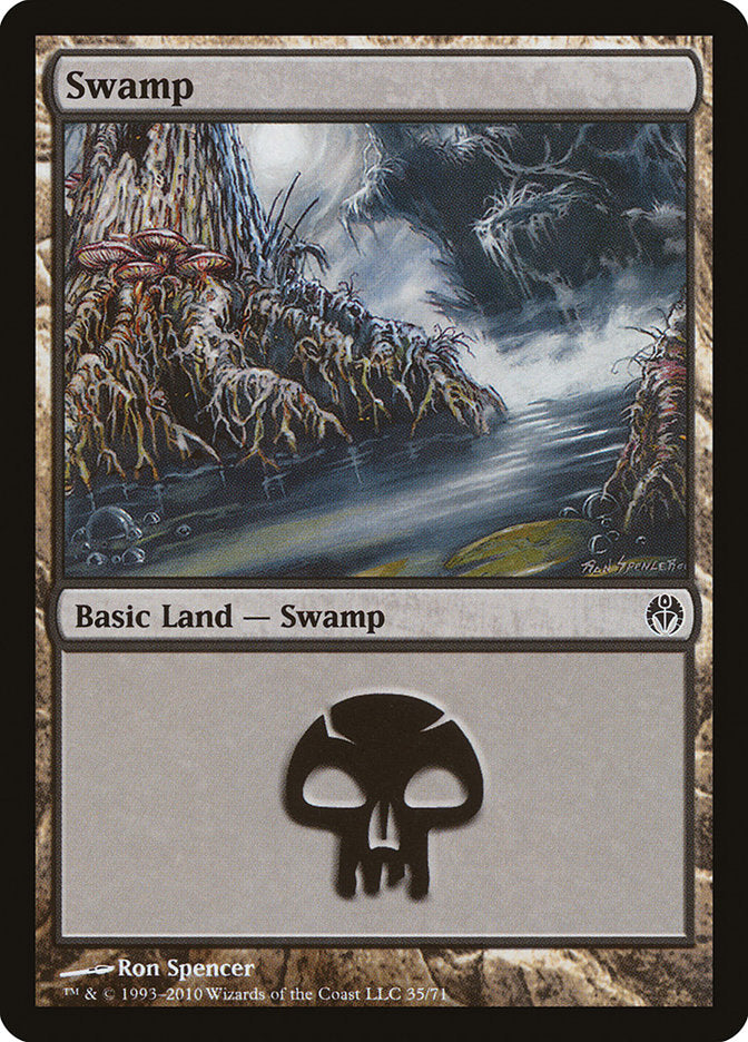 Swamp (35) [Duel Decks: Phyrexia vs. the Coalition] | PLUS EV GAMES 