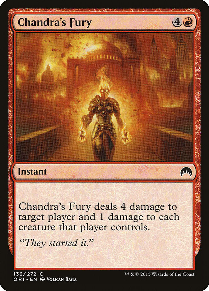 Chandra's Fury [Magic Origins] | PLUS EV GAMES 