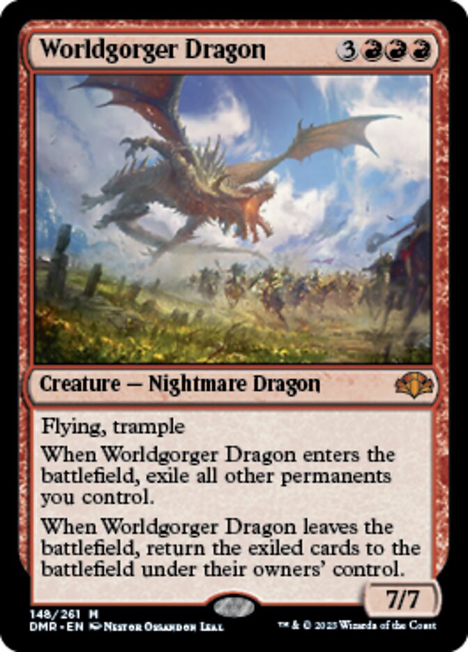 Worldgorger Dragon [Dominaria Remastered] | PLUS EV GAMES 