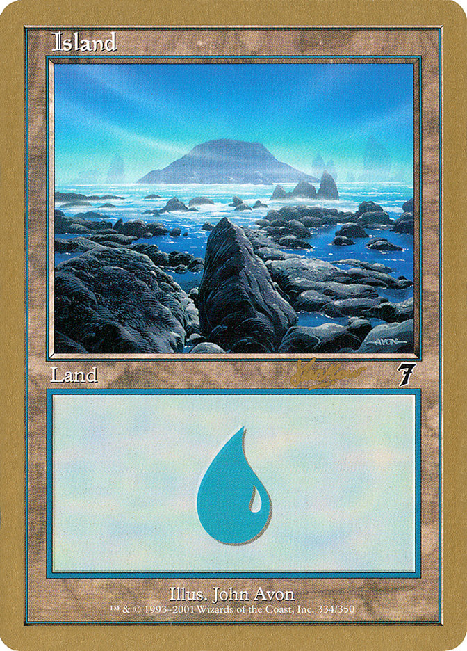 Island (shh334) (Sim Han How) [World Championship Decks 2002] | PLUS EV GAMES 