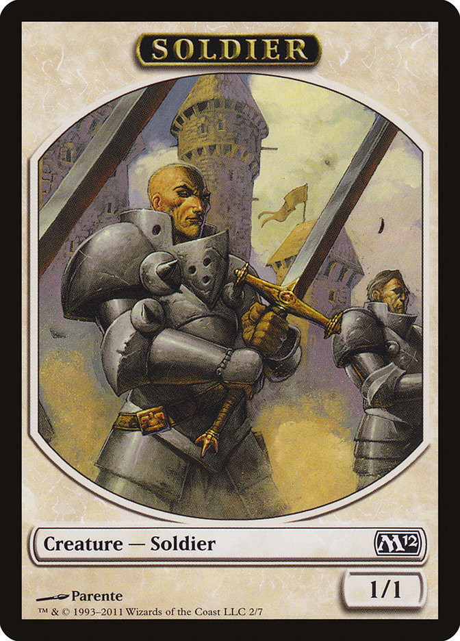 Soldier [Magic 2012 Tokens] | PLUS EV GAMES 