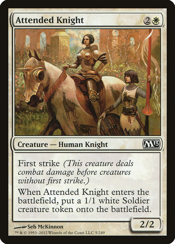 Attended Knight [Magic 2013] | PLUS EV GAMES 
