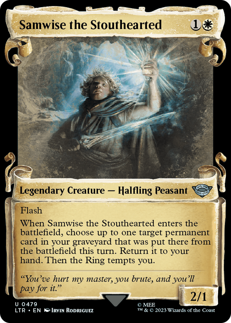 Samwise the Stouthearted [The Lord of the Rings: Tales of Middle-Earth Showcase Scrolls] | PLUS EV GAMES 