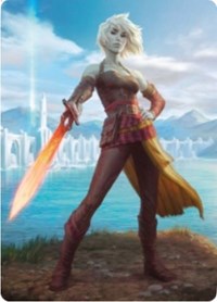 Nahiri, Heir of the Ancients 1 Art Card [Zendikar Rising Art Series] | PLUS EV GAMES 