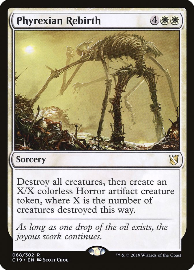 Phyrexian Rebirth [Commander 2019] | PLUS EV GAMES 