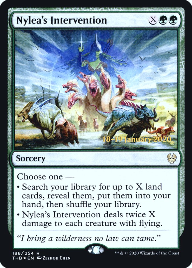 Nylea's Intervention [Theros Beyond Death Prerelease Promos] | PLUS EV GAMES 