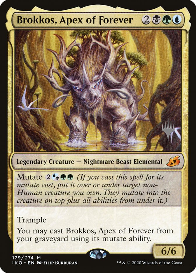 Brokkos, Apex of Forever (Promo Pack) [Ikoria: Lair of Behemoths Promos] | PLUS EV GAMES 