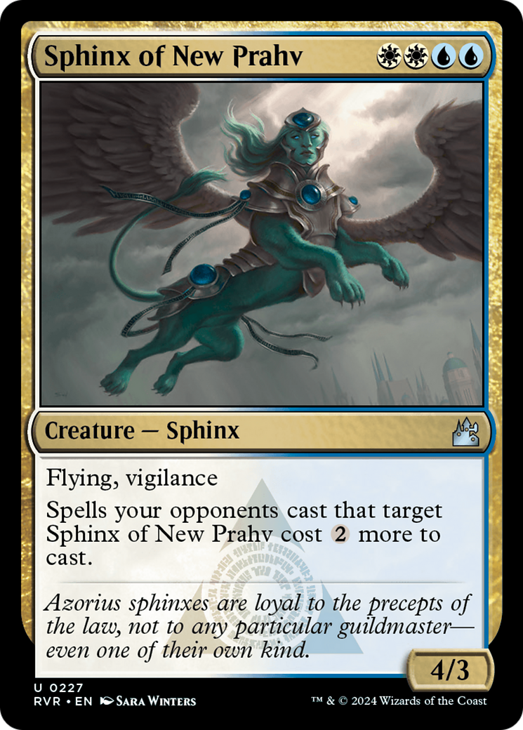 Sphinx of New Prahv [Ravnica Remastered] | PLUS EV GAMES 