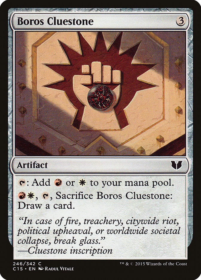 Boros Cluestone [Commander 2015] | PLUS EV GAMES 