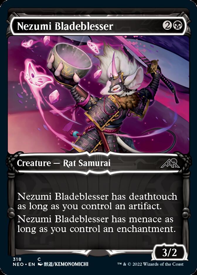 Nezumi Bladeblesser (Showcase Samurai) [Kamigawa: Neon Dynasty] | PLUS EV GAMES 