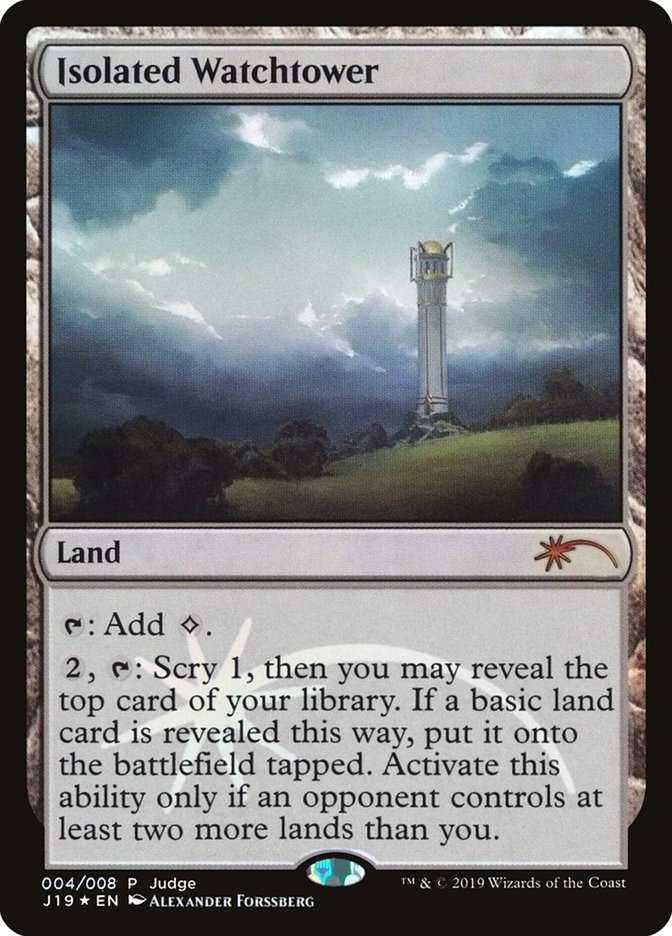 Isolated Watchtower [Judge Gift Cards 2019] | PLUS EV GAMES 