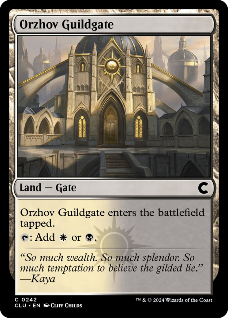 Orzhov Guildgate [Ravnica: Clue Edition] | PLUS EV GAMES 