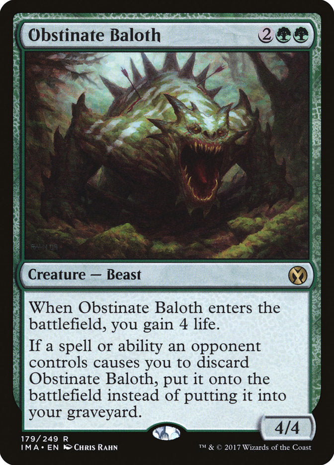 Obstinate Baloth [Iconic Masters] | PLUS EV GAMES 