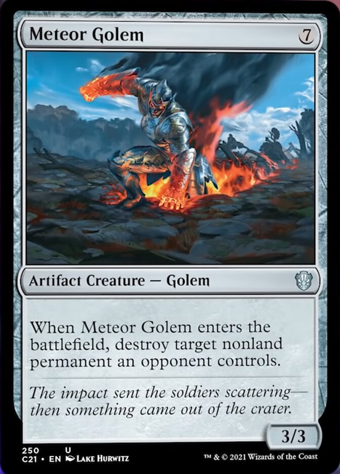 Meteor Golem [Commander 2021] | PLUS EV GAMES 