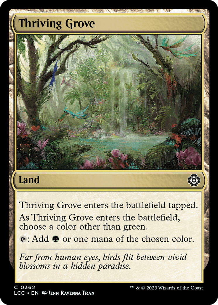 Thriving Grove [The Lost Caverns of Ixalan Commander] | PLUS EV GAMES 