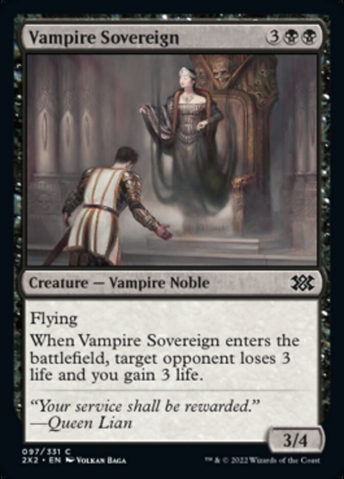 Vampire Sovereign [Double Masters 2022] | PLUS EV GAMES 
