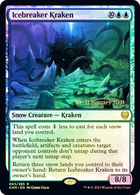 Icebreaker Kraken  [Kaldheim Prerelease Promos] | PLUS EV GAMES 