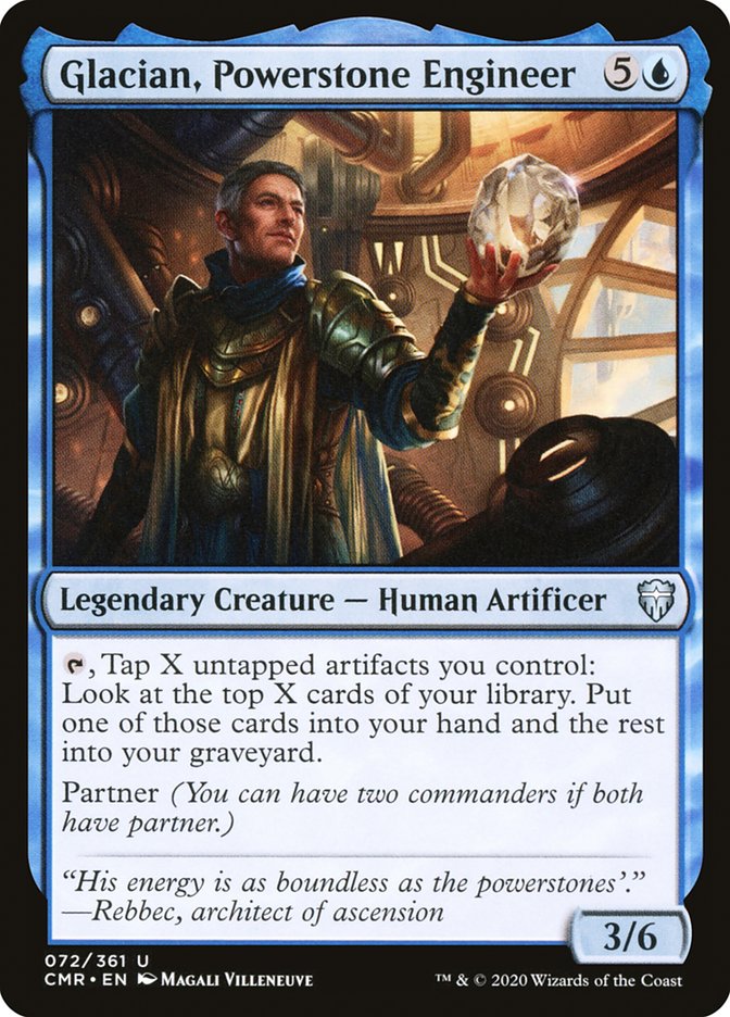 Glacian, Powerstone Engineer [Commander Legends] | PLUS EV GAMES 