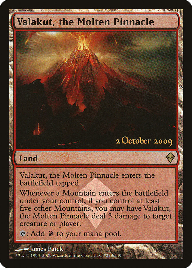 Valakut, the Molten Pinnacle  [Zendikar Prerelease Promos] | PLUS EV GAMES 