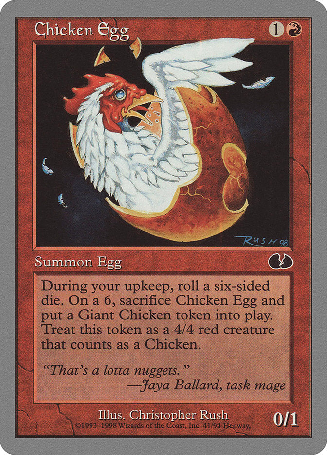 Chicken Egg [Unglued] | PLUS EV GAMES 