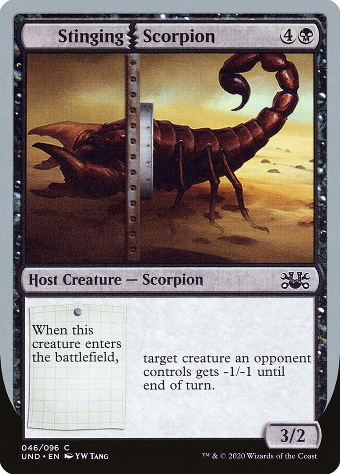 Stinging Scorpion [Unsanctioned] | PLUS EV GAMES 