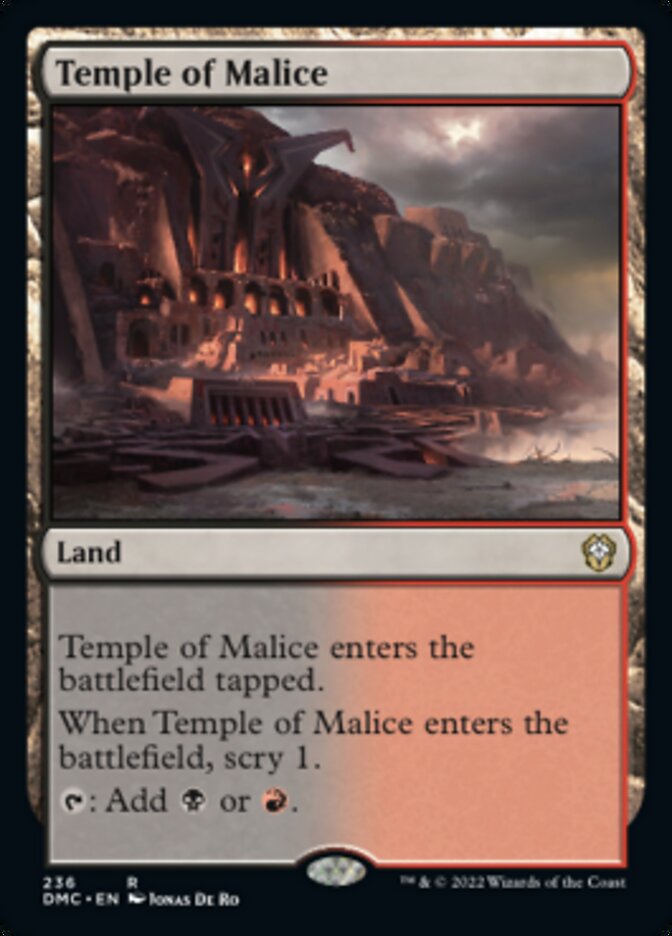 Temple of Malice [Dominaria United Commander] | PLUS EV GAMES 