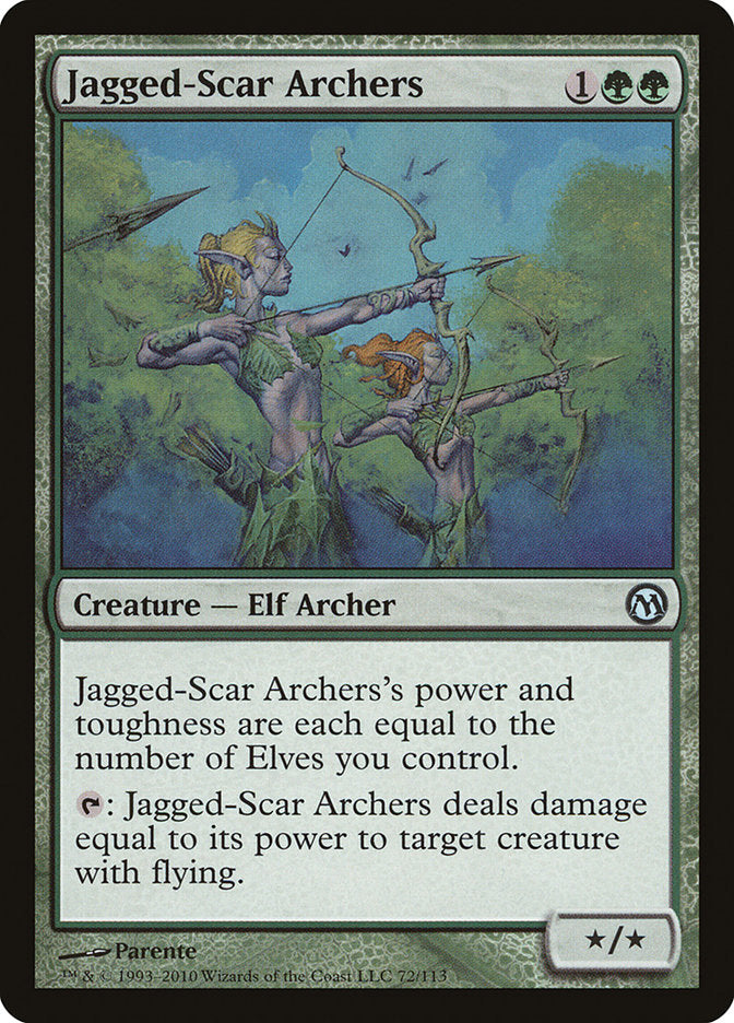 Jagged-Scar Archers [Duels of the Planeswalkers] | PLUS EV GAMES 