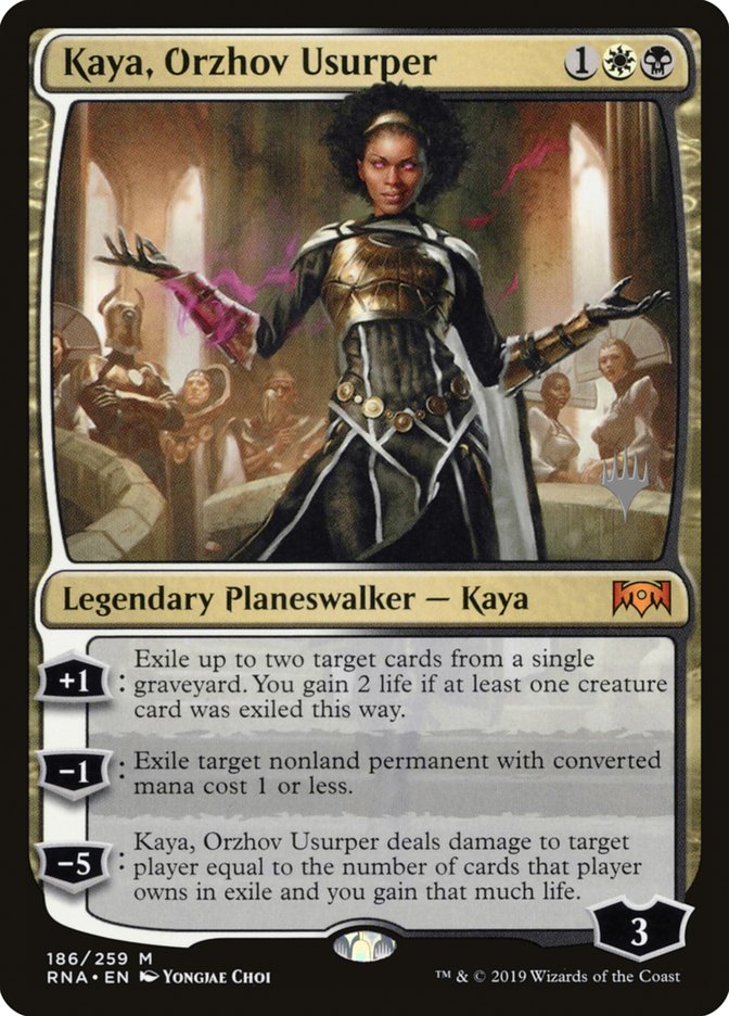 Kaya, Orzhov Usurper (Promo Pack) [Ravnica Allegiance Promos] | PLUS EV GAMES 