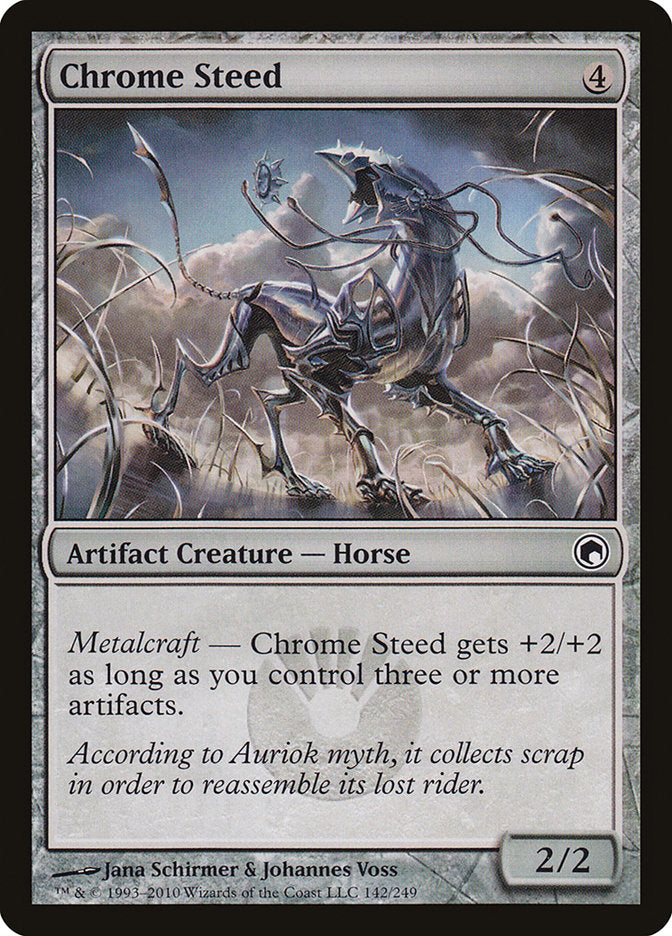 Chrome Steed [Scars of Mirrodin] | PLUS EV GAMES 