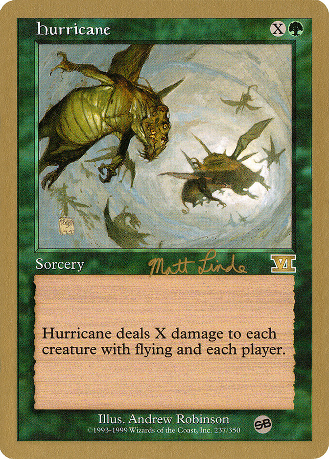 Hurricane (Matt Linde) (SB) [World Championship Decks 1999] | PLUS EV GAMES 