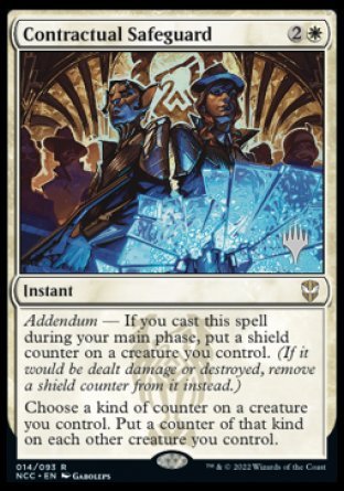 Contractual Safeguard (Promo Pack) [Streets of New Capenna Commander Promos] | PLUS EV GAMES 