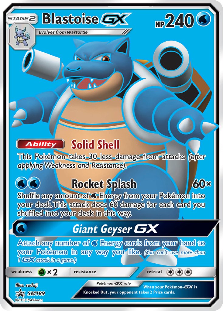 Blastoise-GX [SM Black Star Promos]