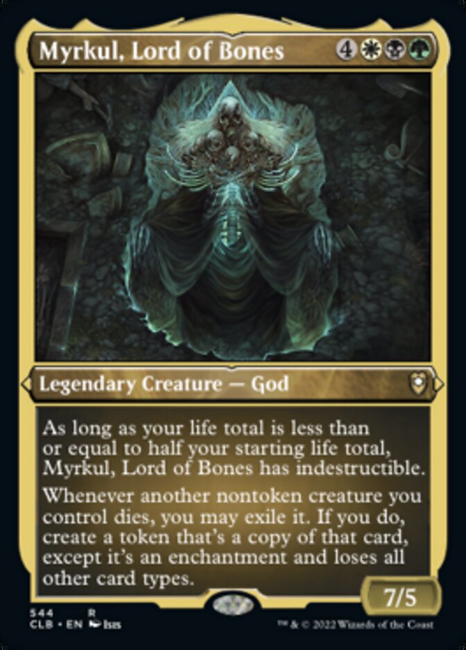 Myrkul, Lord of Bones (Foil Etched) [Commander Legends: Battle for Baldur's Gate] | PLUS EV GAMES 