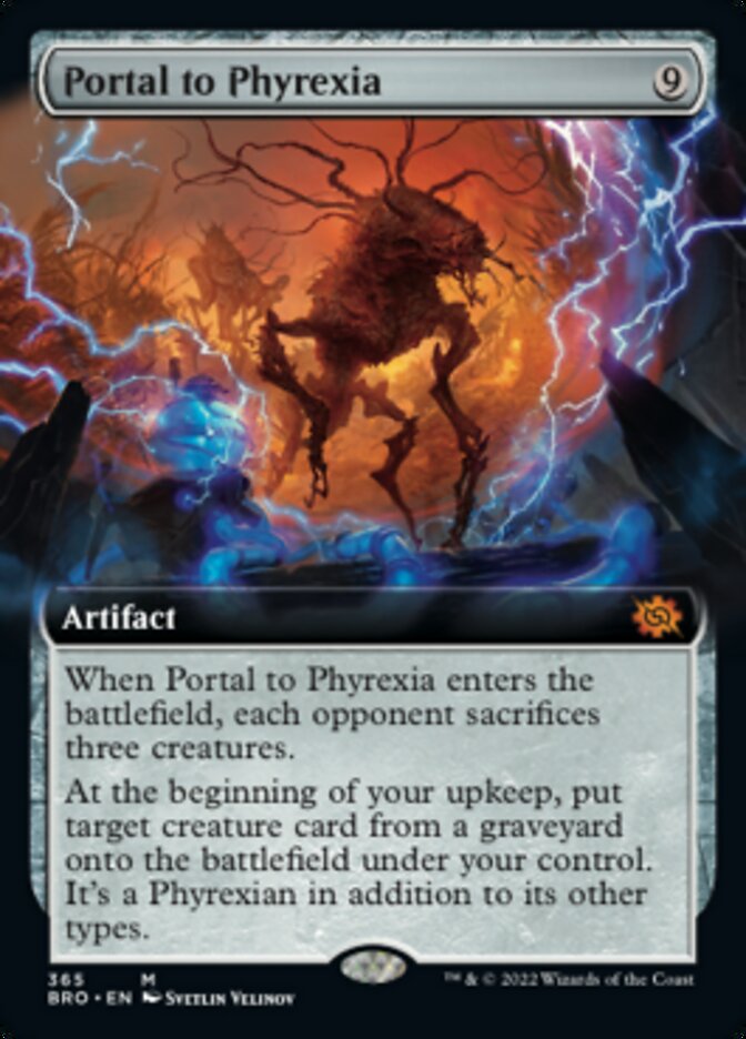 Portal to Phyrexia (Extended Art) [The Brothers' War] | PLUS EV GAMES 