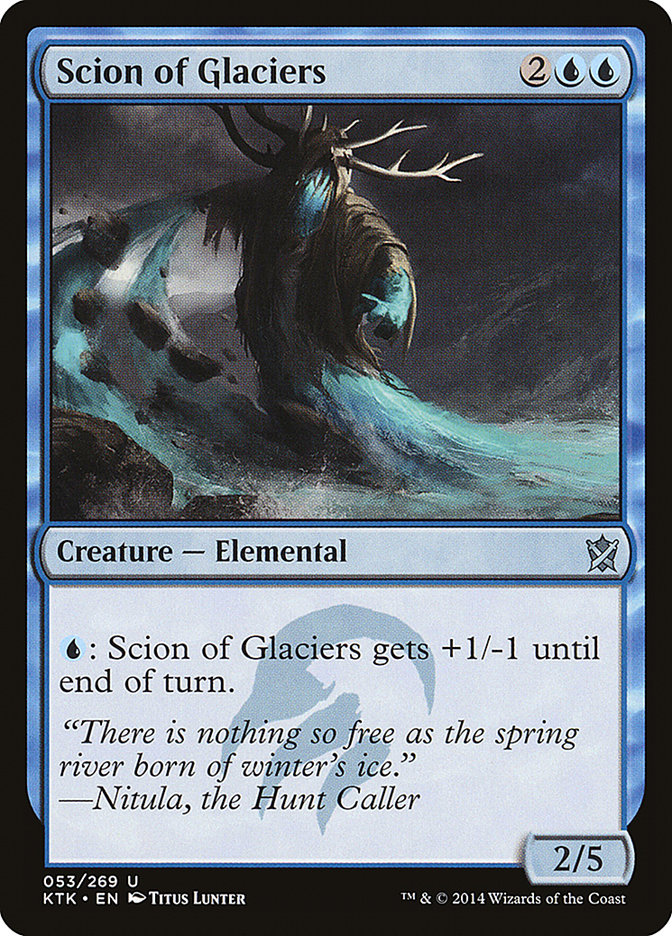 Scion of Glaciers [Khans of Tarkir] | PLUS EV GAMES 