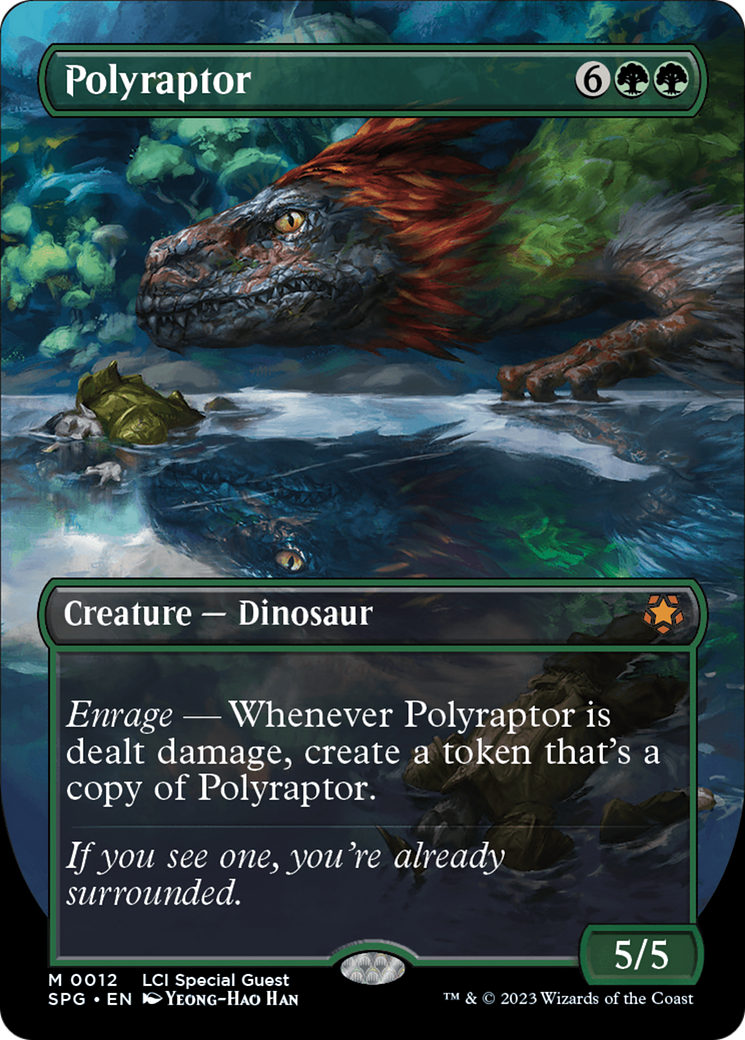 Polyraptor (Borderless) [The Lost Caverns of Ixalan Special Guests] | PLUS EV GAMES 