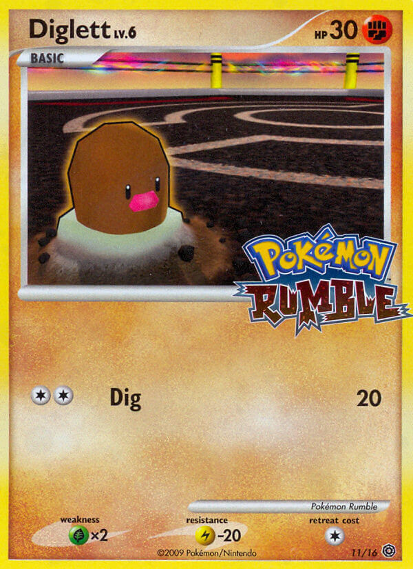 Diglett (11/16) [Pokémon Rumble] | PLUS EV GAMES 