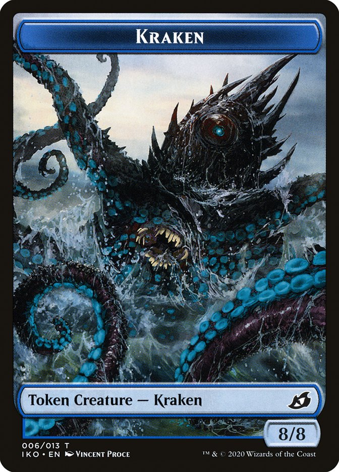 Kraken [Ikoria: Lair of Behemoths Tokens] | PLUS EV GAMES 