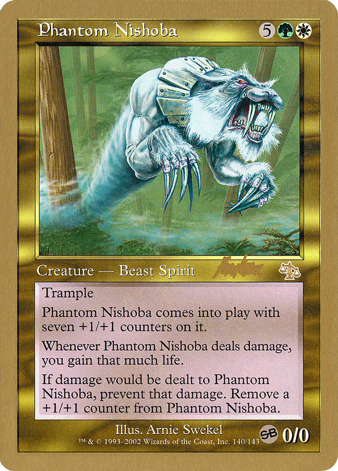 Phantom Nishoba (Brian Kibler) (SB) [World Championship Decks 2002] | PLUS EV GAMES 