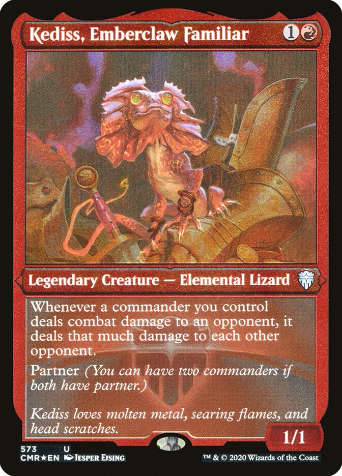 Kediss, Emberclaw Familiar [Commander Legends Etched] | PLUS EV GAMES 